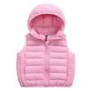 SK Studio Boys Girls' Light Weight Down Vest, Kids Lightweight Sleeveless Jacket, Boys Girls Puffer Down Vest Style 1 Pink 140cm view 1
