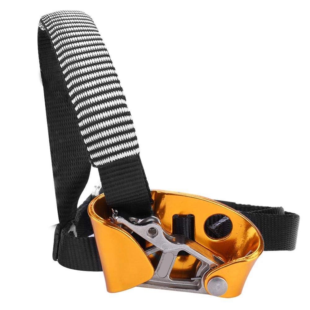 Fafeims Right/Left Foot Ascender for Rock Climbing Mountaineering Rappelling Gear (Right Leg)