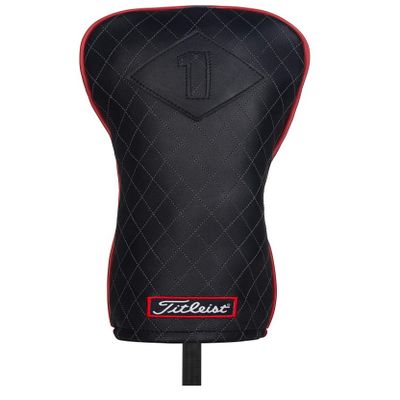 Titleist Jet Black Leather Driver Golf Club Headcover
