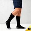 ONKE Max Full Cushion Crew Socks for Men Heavy Duty Work Boot Steel Toe Workout Athletic Thick Warm Moisture Wicking Control(Black XL) view 3