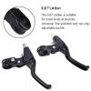 Diyeeni Aluminium Alloy Mountain Brake Lever Set, 22mm Hand Brake Lever, 1 Pair(Black) view 3