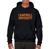 AH01 - Campbell University Fighting Camels Basic Block Hoodie - Large - Black view 4
