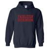 AH01 - Fairleigh Dickinson Knights/Devils Basic Block Hoodie - Large - Navy view 1