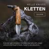 HELLE Kletten - Outdoor EDC Folding Pocket Knife, 2.17" Blade view 2