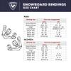 Rossignol Battle - Snowboard Binding for Men - Black/White - S/M view 3