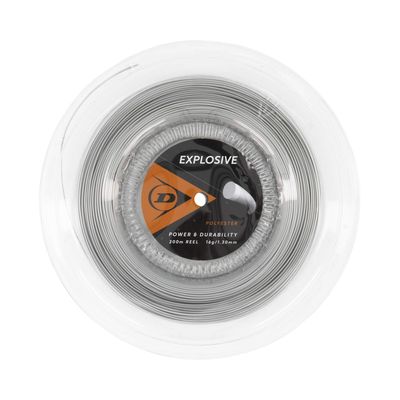 Dunlop Sports Explosive Polyester 16G Tennis String, 660' Reel