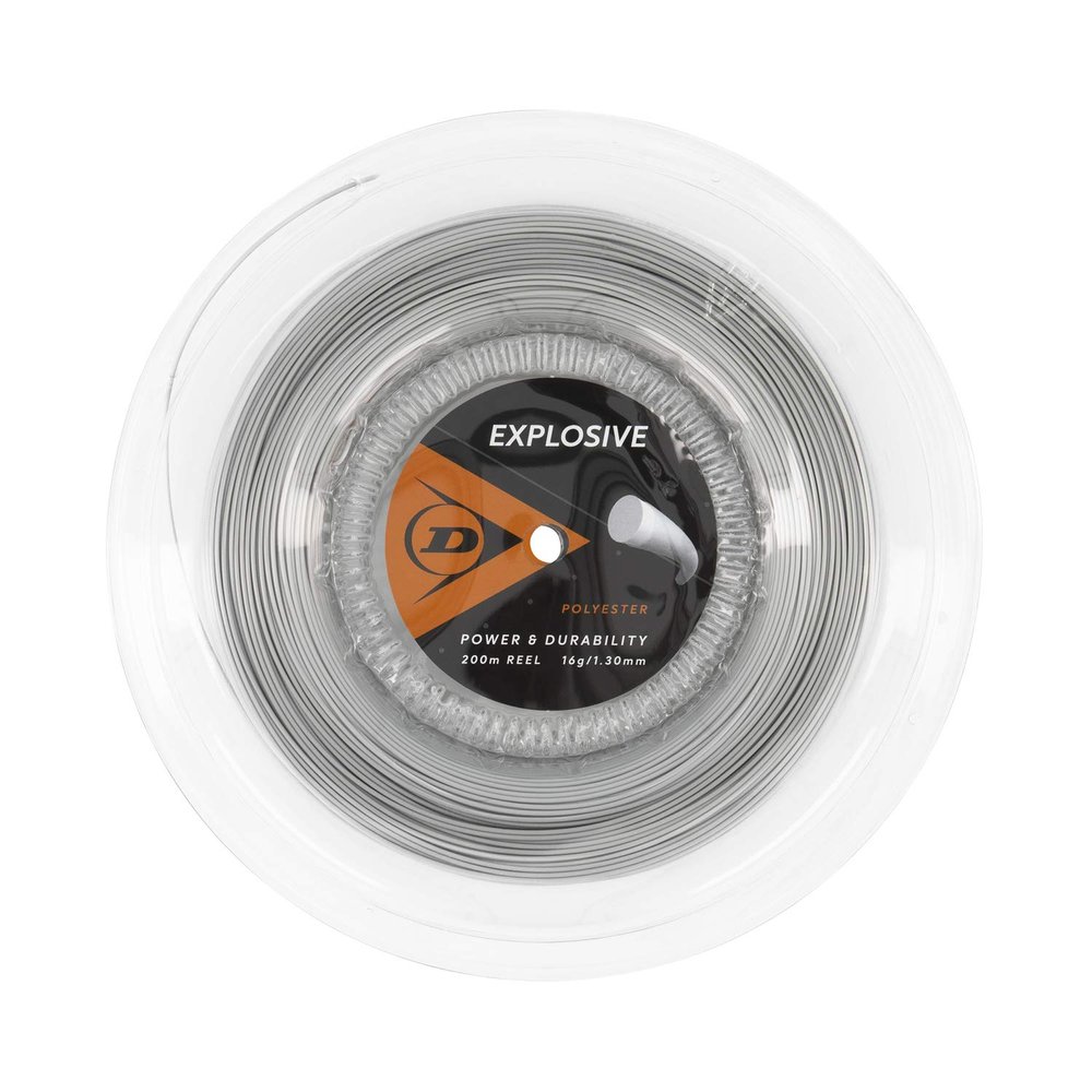 Dunlop Sports Explosive Polyester 16G Tennis String, 660' Reel