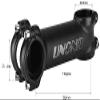 BESNIN Bike Stem, MTB Stem 7 Degree 25.4mm 100mm Mountain Bike Stem Handlebar Stem for Cycling view 2