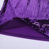 Moily Girls Sequins Adjustable Spaghetti Straps Tank Top Cami Shirts Dancewear for Jazz Hip Hop Purple 10 view 4