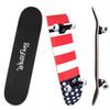 WhiteFang Skateboards for Beginners, Complete Skateboard 31 x 7.88, 7 Layer Canadian Maple Double Kick Concave Standard and Tricks Skateboards for Kids and Beginners (Great US) view 1