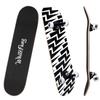 WhiteFang Skateboards for Beginners, Complete Skateboard 31 x 7.88, 7 Layer Canadian Maple Double Kick Concave Standard and Tricks Skateboards for Kids and Beginners (Lighting) view 1