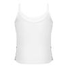 Moily Girls Sequins Adjustable Spaghetti Straps Tank Top Cami Shirts Dancewear for Jazz Hip Hop White 6 view 2