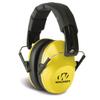 Walker's Unisex Adult's Lightweight Foldable Hearing Protection 22 dB Noise Reduction Pro Low-Profile Folding Passive Earmuffs, Yellow view 1