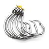 11/0-16/0 Big Game White Forged Offset Circle Hooks Shark & Swordfish (Pack of 10) view 1