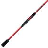 Ugly Stik 7 Carbon Spinning Rod, One-Piece, 6-12lb Line Rating, Medium Power, Fast Action, 3/16-5/8 oz. Lure Rating, Red/Black view 1