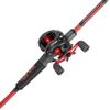 Ugly Stik 7 Carbon Baitcast Fishing Rod and Reel Casting Combo, Graphite with Graphite Tip Design, 7 1-Piece Fast Action Rod, Black/Red view 1