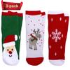 WTTORDE 3 PCS Cute Kid Sock Warm Winter Crew Socks Unisex Cotton Socks Xmas GiftS view 1