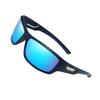 NatoGears Polarized Sports Sunglasses Shatter Resistant Cycling Glasses for Men-Women UV Protection Glasses for Outdoors Activities (Purple-Gold&Blue) view 1