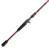 Ugly Stik 66 Carbon Casting Rod, One-Piece, 8-17lb Line Rating, Medium Power, Fast Action, 1/4-5/8 oz. Lure Rating,Red/Black view 1