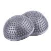 Yoga Half Balls, PVC Inflatable Yoga Exercise Ball Yoga Balance Disc for Yoga Fitness Home Gym Workout(silver) view 1