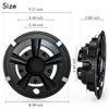 10L0L Golf Cart Wheel Covers Hub Caps for EZGO, Club Car, Yamaha - 8 Inch Snap-on Installation, Black, Set of 4 view 4