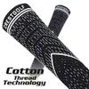 Multi -Compound Golf Grips,Mid Size All-Weather Control Thread Technology Rubber Combine with Carbon Yard, Anti-Slip-Set of 13(Yellow,Midsize) view 2