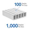 Swingline Premium 2-Pack Staples, Heavy Duty, 3/4" Length, 160 Sheet Capacity, 100/Strip, 1000/Box, 1 Pack (35319) view 4
