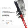 Multi -Compound Golf Grips, Standard Size All-Weather Control Thread Technology Rubber Combine with Carbon Yard, Anti-Slip-Set of 13(Red,Standard Size) view 4