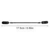 Aosiyp Hat Clip for Sailing,3pcs Black Retainer Hat Clip for Fishing Apparel Keeper Holder and Coiled Cord view 2