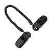 Aosiyp Hat Clip for Sailing,3pcs Black Retainer Hat Clip for Fishing Apparel Keeper Holder and Coiled Cord view 3