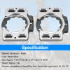 Gorgeri for Wahoo Zero Cleats 1 Pair Bike Cleats, for SpeedPlay Zero, Pave/Ultra Light Action,X1,X2,X5, Cycling, Road Biking, Mountain Biking Aluminum Quick Release Shoe Cleats Set view 3