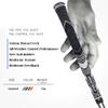 Multi -Compound Golf Grips, Standard Size All-Weather Control Thread Technology Rubber Combine with Carbon Yard, Anti-Slip-Set of 13(Black,Standard Size) view 4