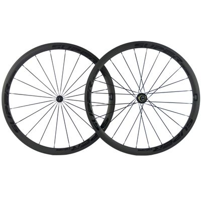 Superteam 38mm/23mm Wheelset Carbon 700c Clincher Front and Rear Wheel (Rear Wheel)