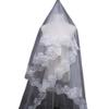 bluederst Wedding Veil Cathedral Length Flower Edge Appliques 150cm Long Bridal Veil view 1