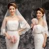 bluederst Wedding Veil Cathedral Length Flower Edge Appliques 150cm Long Bridal Veil view 2
