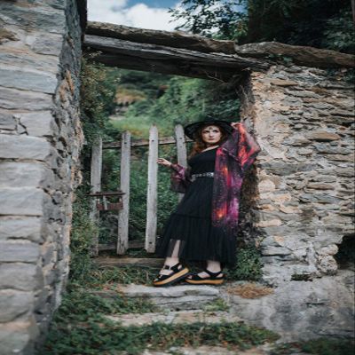 Kimono Carina Red and Pink Nebula Jacket