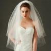 bluederst Tulle Bridal Veil Short Wedding Veil with Comb for Women Bride Fairy Marriage Accessory view 4