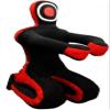 LEATHERAY MMA Jiu Jitsu Grappling Dummy, Brazilian Jiu Jitsu Dummy, Wrestling Grappling BJJ Dummy, Black Synthetic Leather, 70 inches, Unfilled view 1