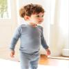 VAENAIT BABY Kids Long Sleeve Modal Sleepwear Pajamas 2pcs Set Modal Powderblue L view 3