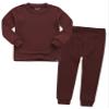 Vaenait Kids Toddler Long Sleeve Modal Sleepwear Pajamas 2pcs Set Modal Darkbrown S view 1
