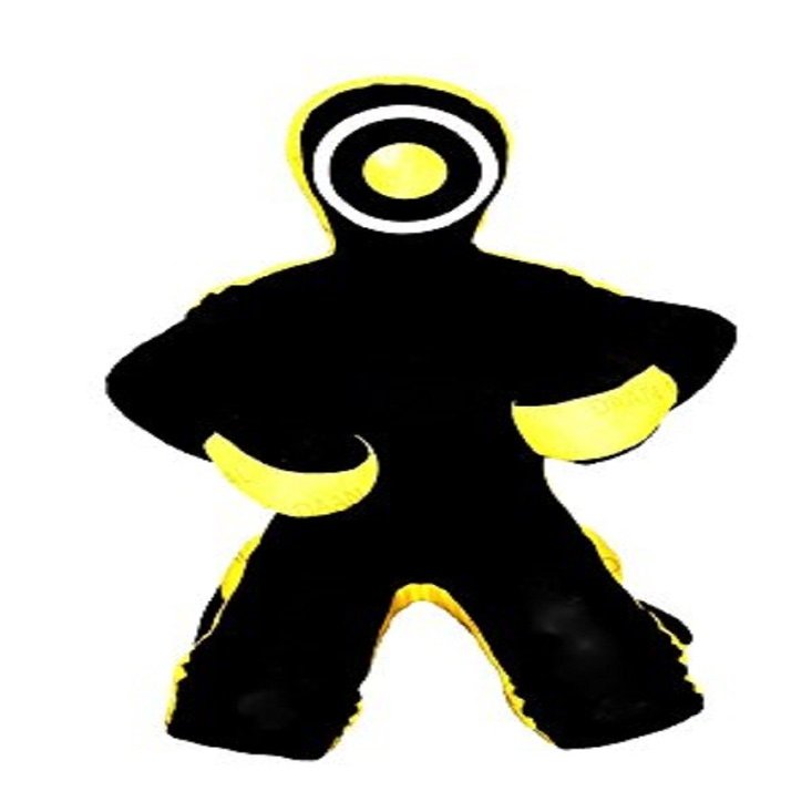 LEATHERAY MMA Jiu Jitsu Grappling Dummy Judo Punching Bag,Brazilian Jiu Jitsu Dummy,Wrestling Grappling BJJ Dummy Black Canvas- 48 inches-Unfilled