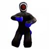 LEATHERAY MMA Jiu Jitsu Grappling Dummy Judo Punching Bag,Brazilian Jiu Jitsu Dummy,Wrestling Grappling BJJ Dummy Black Synthetic Leather-70 inches-Unfilled view 1