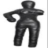 LEATHERAY MMA Jiu Jitsu Grappling Dummy Judo Punching Bag,Brazilian Jiu Jitsu Dummy,Wrestling Grappling BJJ Dummy Black Canvas-70 inches-Unfilled view 1