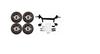 3G Lift Kit Combo with 12" Colossus for EZGO TXT Electric Golf Carts 2002-2010 view 1