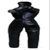 LEATHERAY MMA Jiu Jitsu Grappling Dummy Judo Punching Bag,Brazilian Jiu Jitsu Dummy,Wrestling Grappling BJJ Dummy Black Synthetic Leather - 48 inches-Unfilled view 1