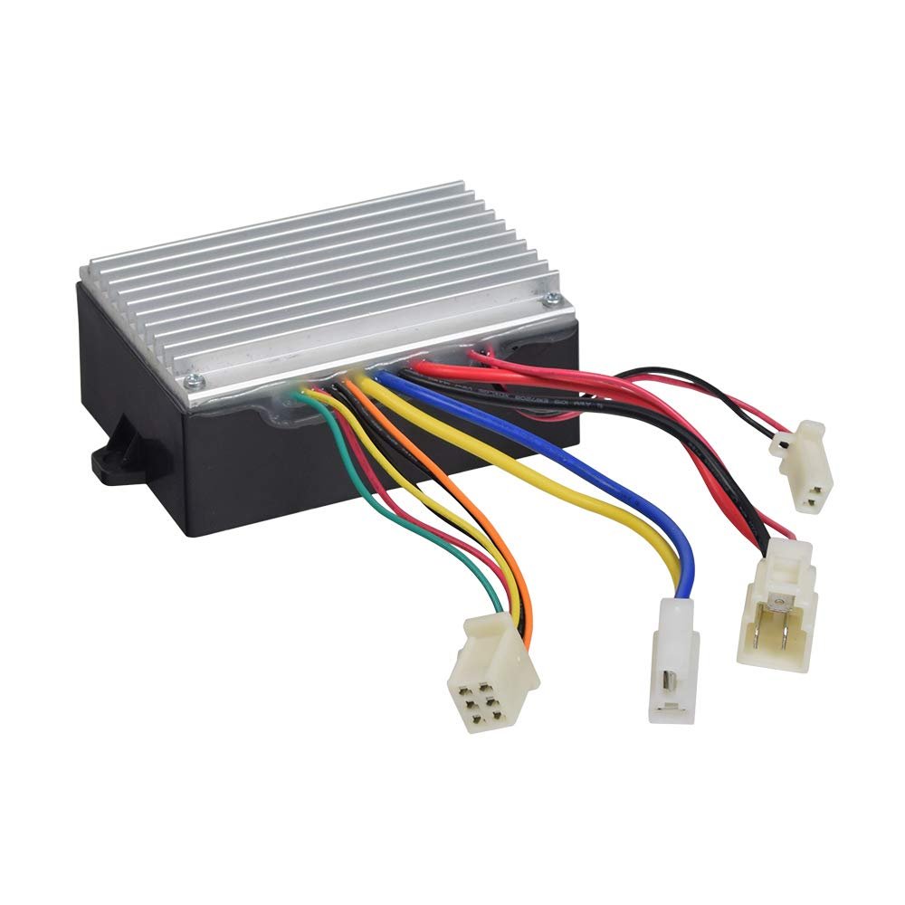 AlveyTech 36 Volt HB3650-TYD6A Control Module with 4-Wire Connectors for Razor Crazy Cart XL - Electric Speed Motor Controller for Crazy Cart XL Only (Versions 1 and Up)