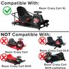 AlveyTech 36 Volt HB3650-TYD6A Control Module with 4-Wire Connectors for Razor Crazy Cart XL - Electric Speed Motor Controller for Crazy Cart XL Only (Versions 1 and Up) view 2