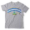 Silk Road Tees Nicaragua T-Shirt Nicaraguan Mens Shirt Heritage Flag Coat of arms tee Large Gray view 1