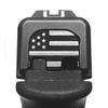 Milspin Slide Back Plate Compatible with Glock Gen 1-5 | American Flag | Veteran Made in USA I CNC Milled (Large Flag, Models G17-G41, G45) view 1