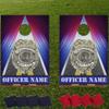 Customizable Police Cornhole Game - Police Bag Toss Game - 8 Bags Included Wooden Boards - Custom Unit Name view 2